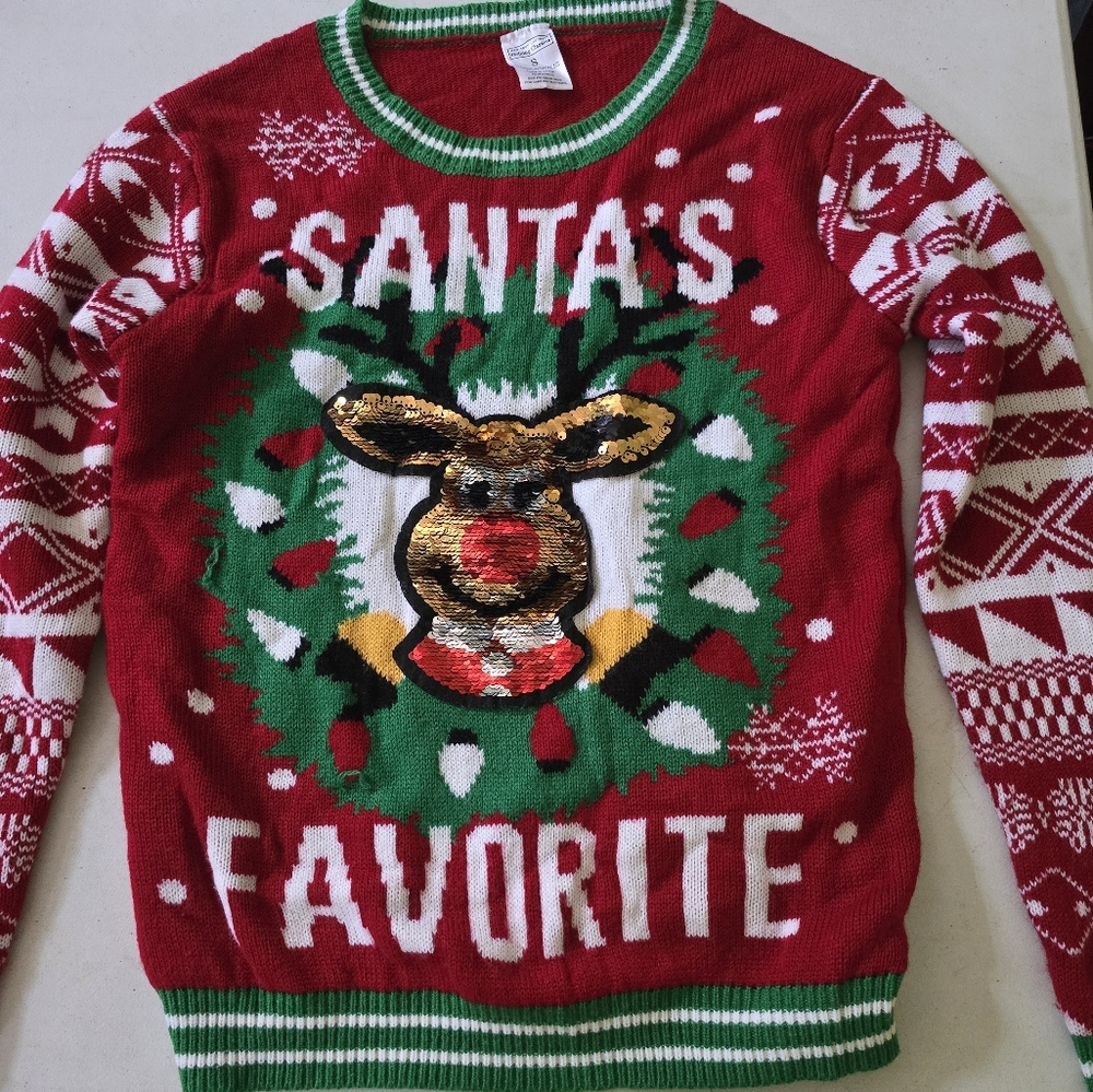 Santa Favorite Reindeer Sweater